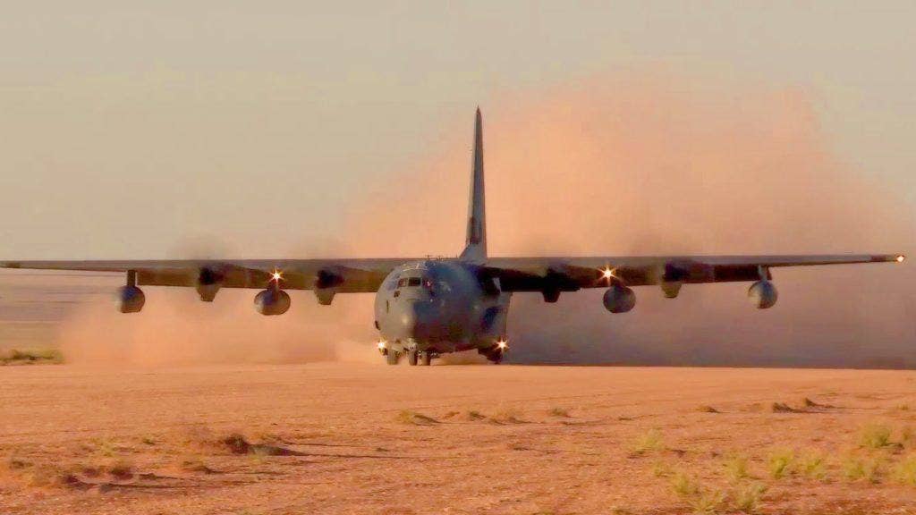 MC-130J operating from desert airstrip. (Photo: U.S. Air Force)