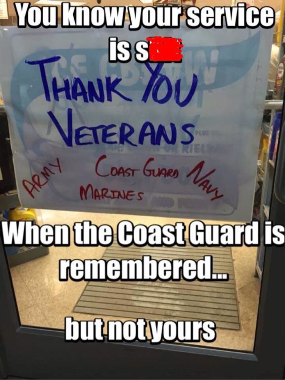 And some meme writer doesn' love the Coast Guard much.