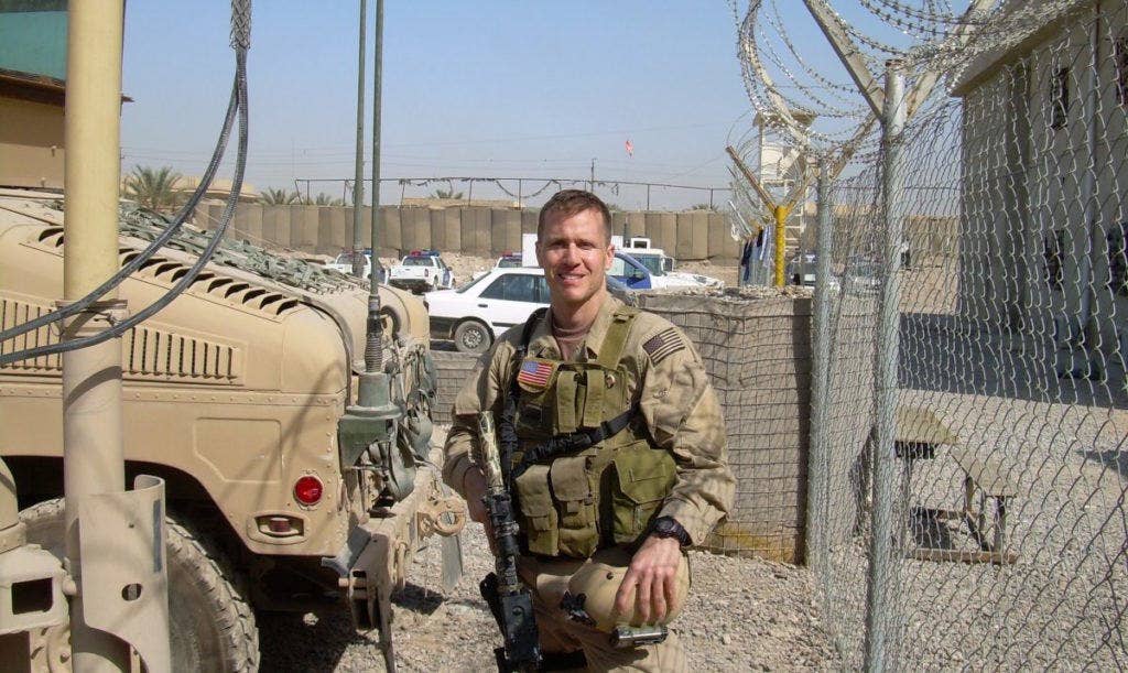 Eric Greitens in Iraq.
