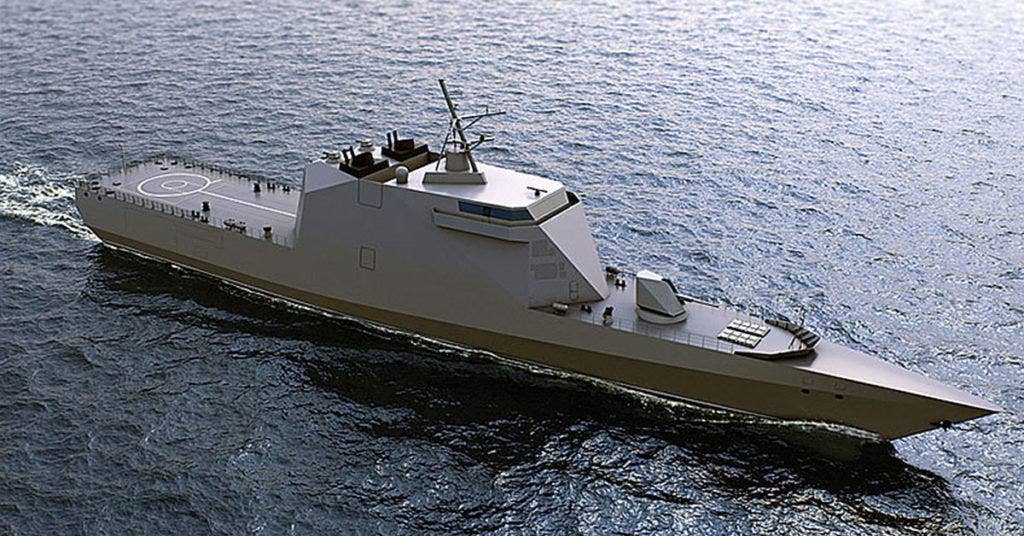Concept photo of Russian Projekt 20386 littoral combat ship. (Photo from Thai Military and Region blog)