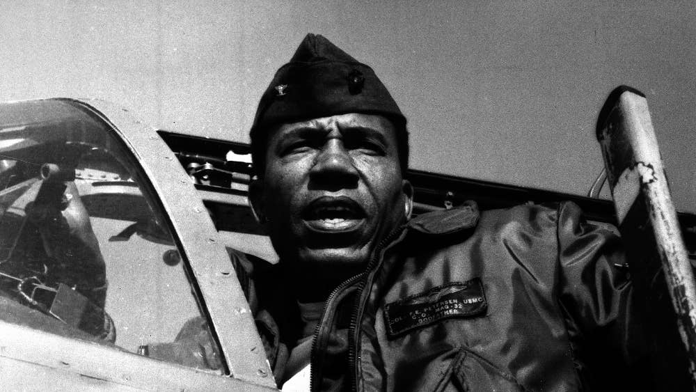 The Marine Corps' first African-American aviator and first African-American general officer, Lt. Gen. Frank E. Petersen. (Photo: U.S. Marine Corps courtesy photo)