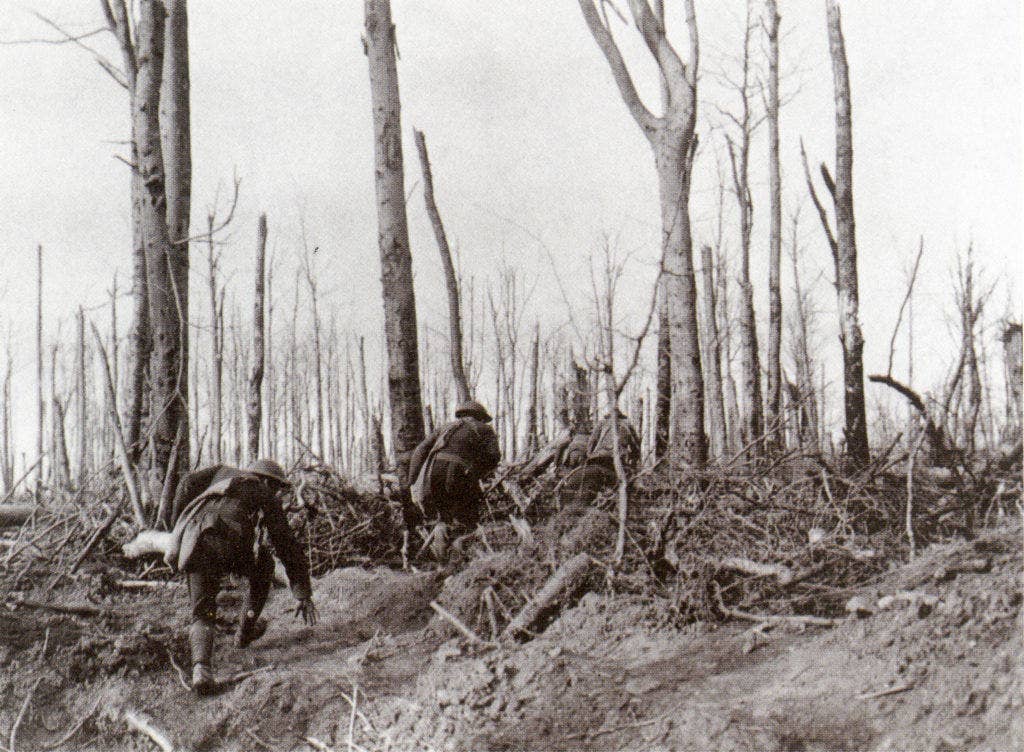 U.S. Marines during the Meuse-Argonne Campaign in World War I. (Photo: U.S. National Archives)