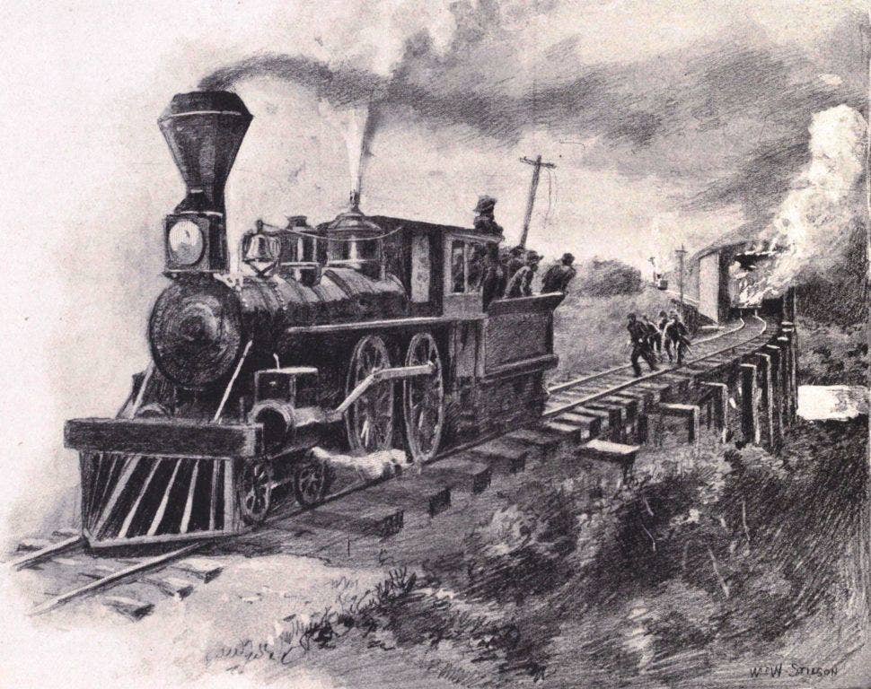 The great locomotive chase of 1862. (Photo: Public Domain)