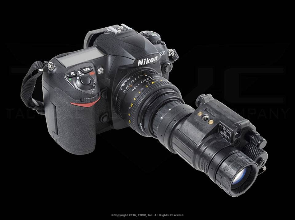 The PVS-14 SLR camera adaptor from TNVC. (Photo from TNVC)