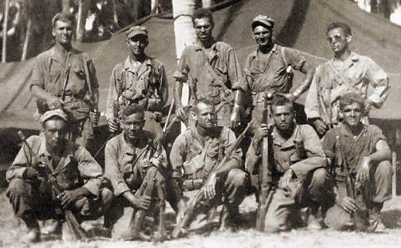 The Alamo Scouts after the raid on Cabanatuan. (U.S. Army photo)