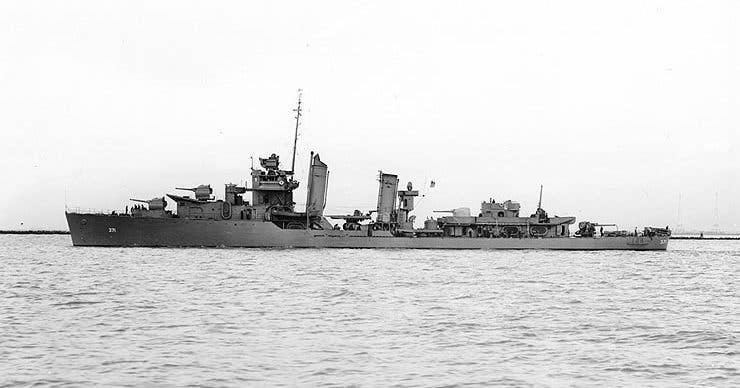 The USS Conyngham served with distinction throughout World War II, earning 14 battle stars before the war ended. (Photo: U.S. Navy)