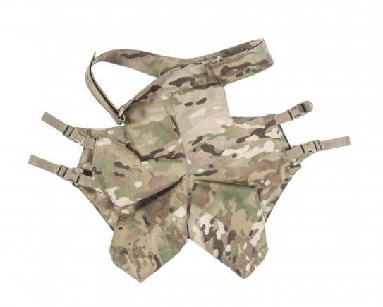 The Blast Pelvic Protector is an outer garment that provides increased protection from IED blasts and is more comfortable than current protection. (Photo: David Kamm)