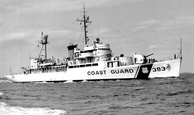 USCGC Castle Rock (WHEC 383) during her service. (USCG photo)