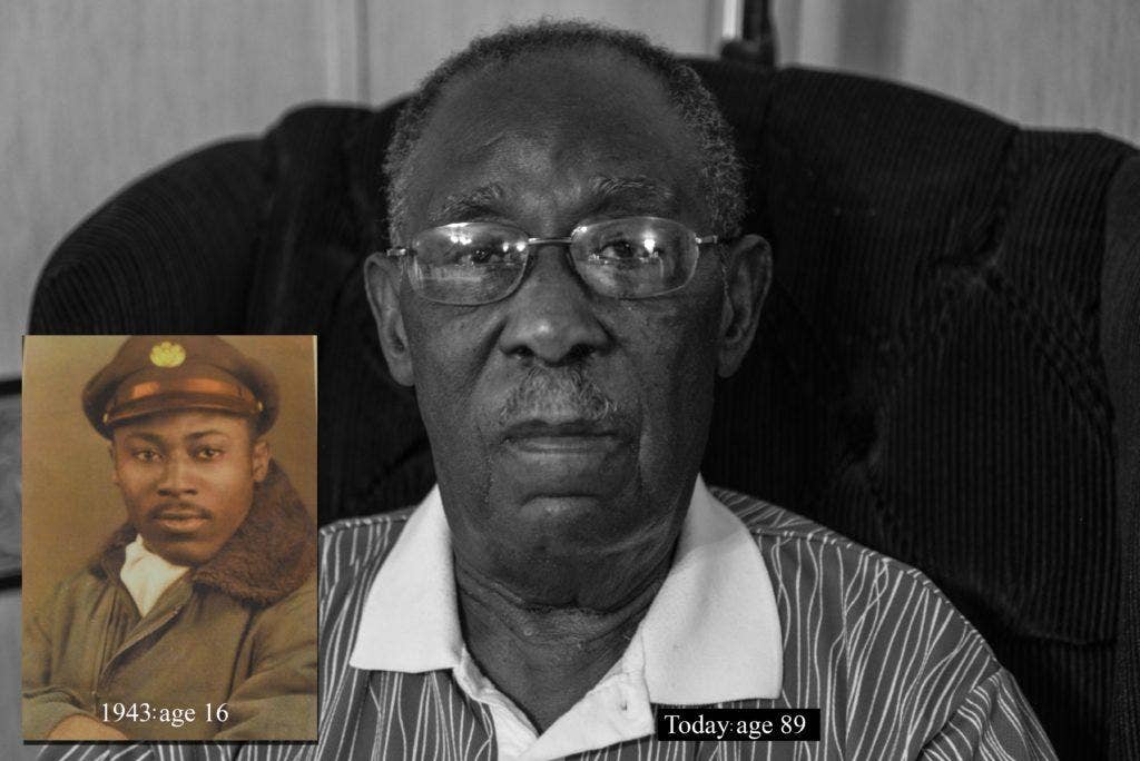 Retired Master Sgt. Leroy Smith became a Tuskegee Airman at the age of 16 in 1943. Smith said getting to know the Tuskegee aircrew was one of his best memories. | U.S. Air Force image by Staff. Sgt. Regina Edwards