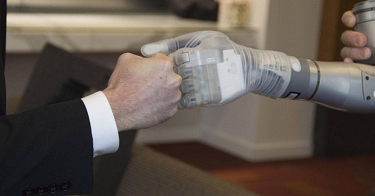 DARPA&#8217;s new bionic arm is now available for vets at Walter Reed — Video