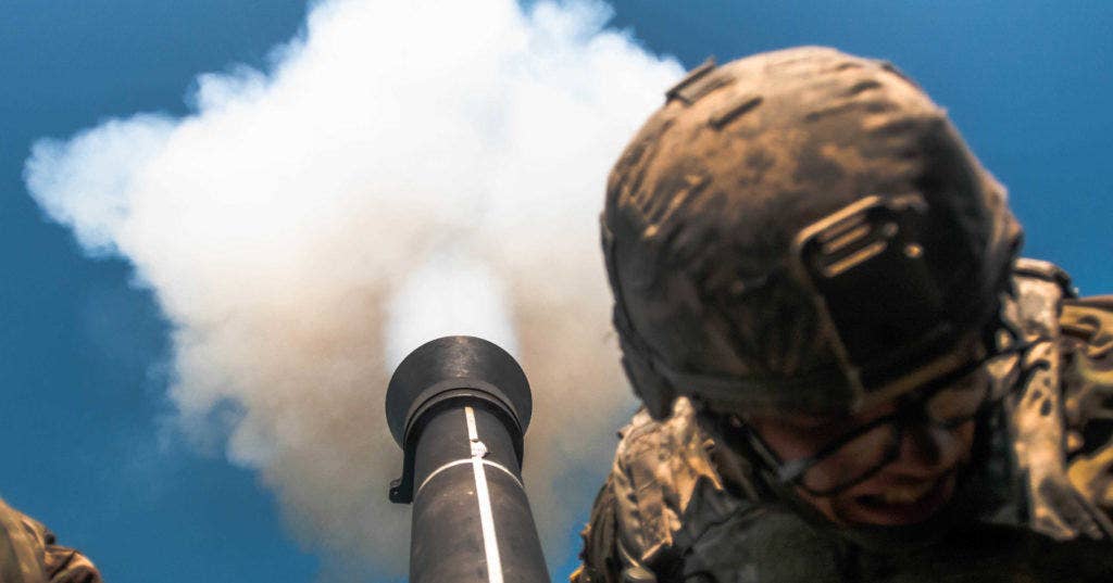 Mortars are still a thing, as are hand grenades. (Photo: U.S. Army Spc. Timothy Jackson).
