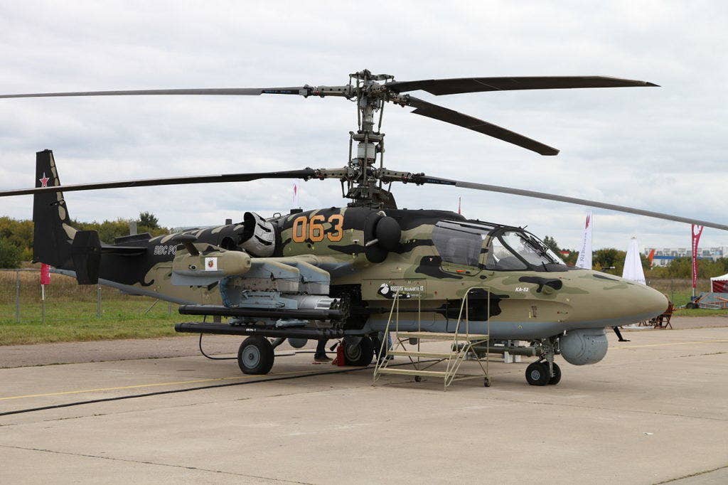 The Ka-52 Hokum B. (Photo from Wikimedia Commons)