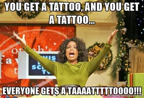 Hope some of you had money invested in tattoo parlors near Air Force bases.