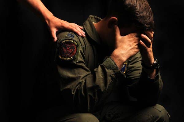 Understanding PTSD is critical for both members of a military marriage. (U.S. Air Force photo by Tech. Sgt. Nadine Barclay)