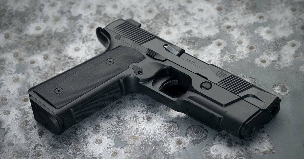 The new Hudson H9 combines the ergonomics and trigger of a 1911 with the reliability of a striker-fired action to do what few others have been able to achieve. (Photo from Hudson Manufacturing0