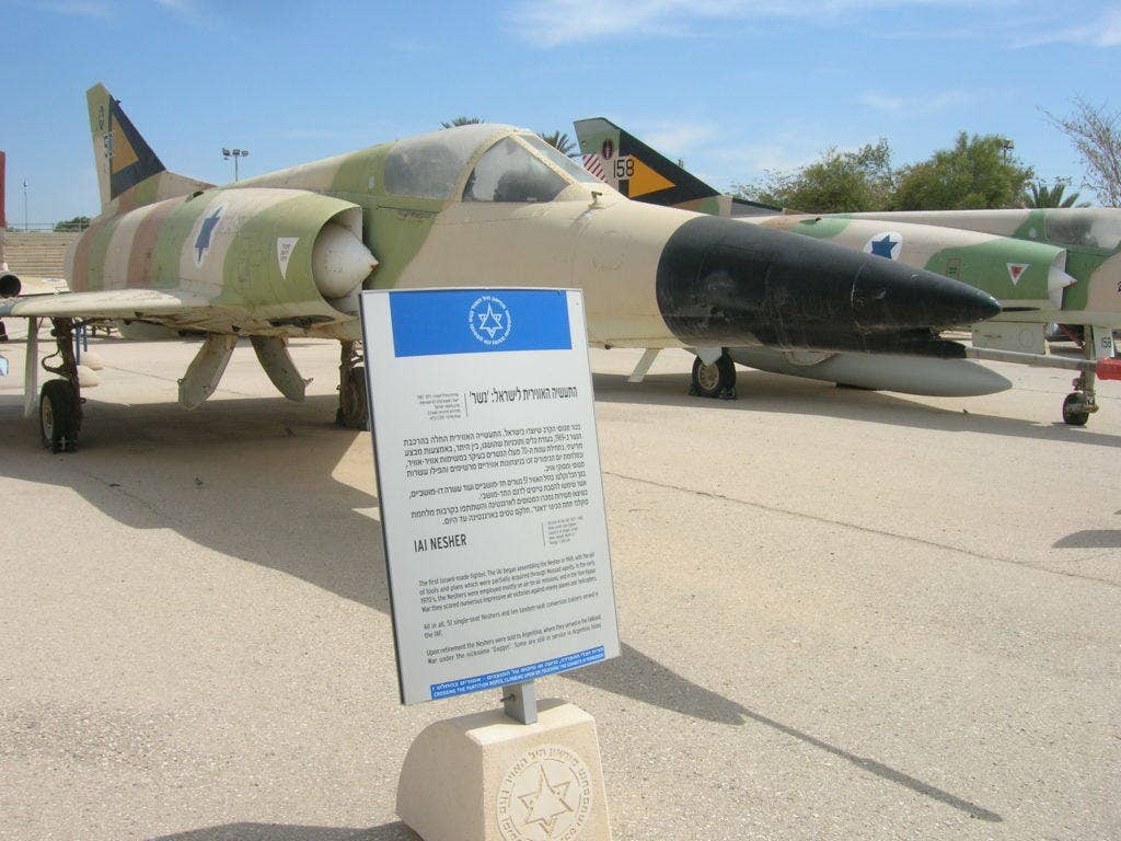 The Israeli Air Force's Nesher was a highly-capable delta-wing fighter based on the French Mirage. (Photo: brewbrooks CC BY-SA 2.0)