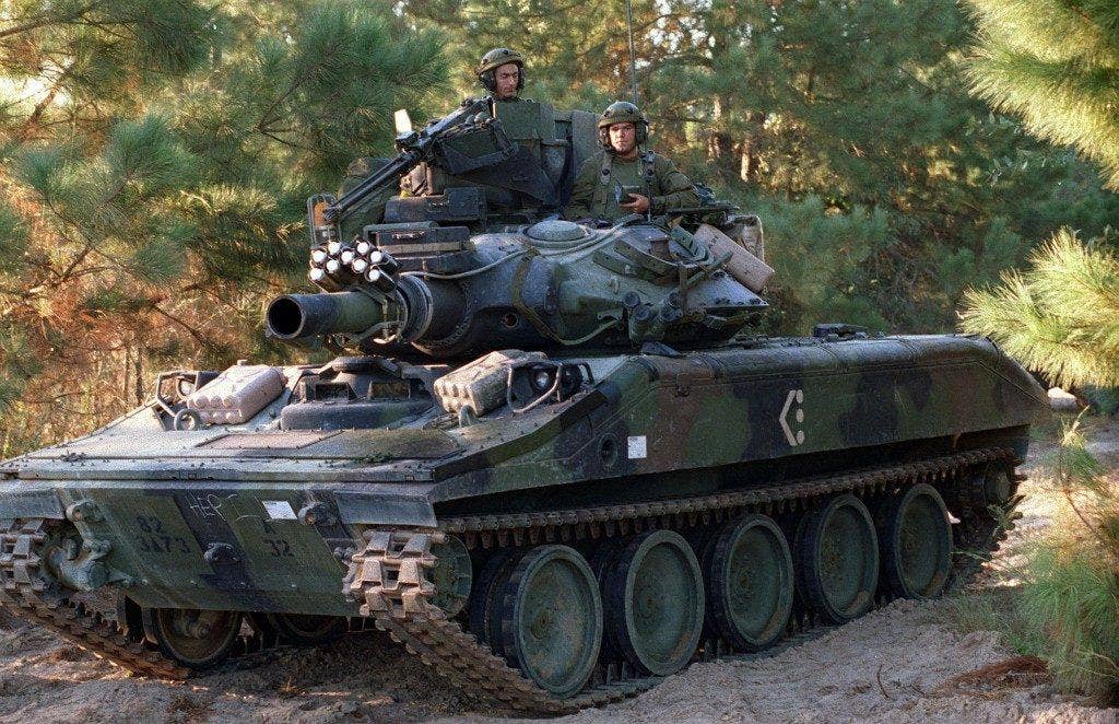The M551 Sheridan tank was a 16-ton tank made primarily of aluminum and employed by airborne forces. (Photo: U.S. Army)