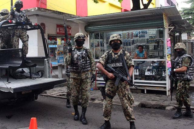 Mexican Marines during an operation | Creative Commons photo