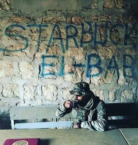 Turkish special forces opened a &#8216;sniper cafe&#8217; on the front line against ISIS