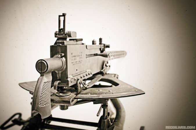The M1919 Browning machine gun was very effective against personnel, and when loaded with armor-piercing ammunition, it was also effective against thin-skinned armored vehicles. (Photo: Terra Piccirilli, Recoilweb)