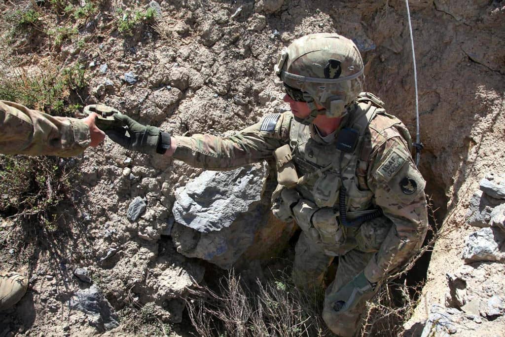A Red Bulls soldier in Afghanistan. (Photo: U.S. Army Spc. Kristina L. Gupton)