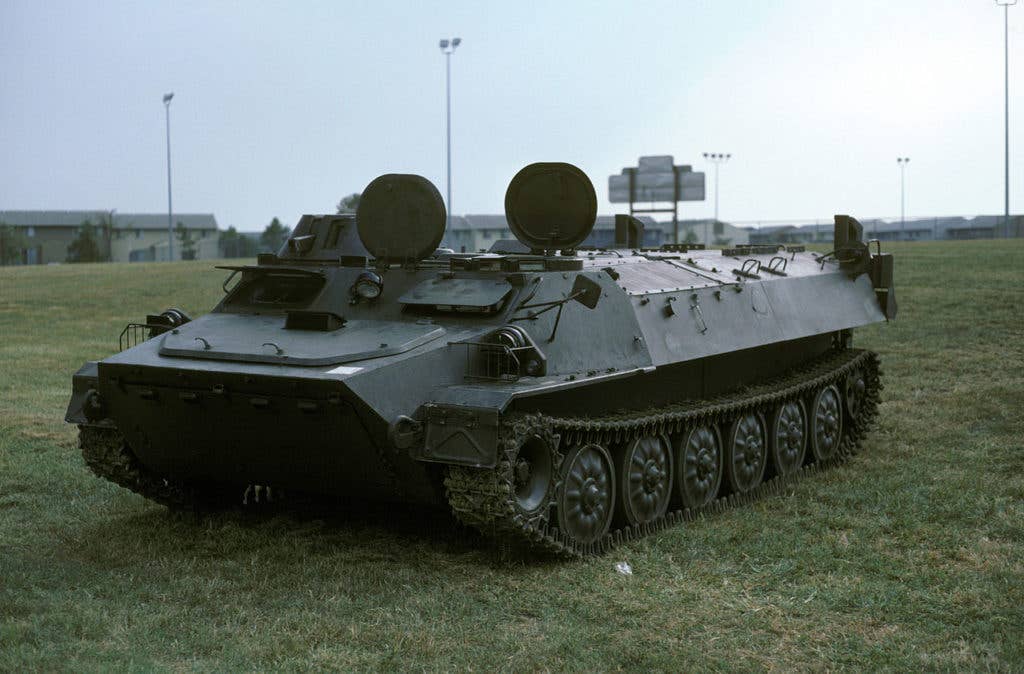 A MT-LB Acquired by the United States on display. (Photo from Wikimedia Commons)