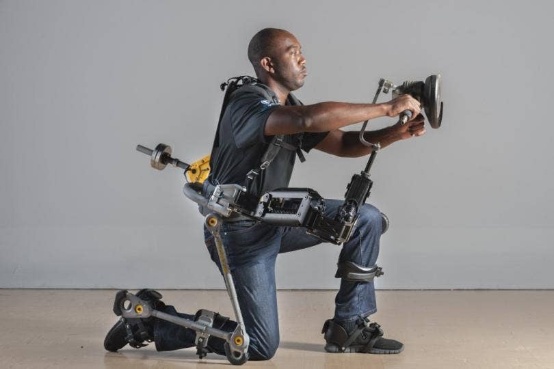 The FORTIS Industrial Exoskeleton. (Lockheed)