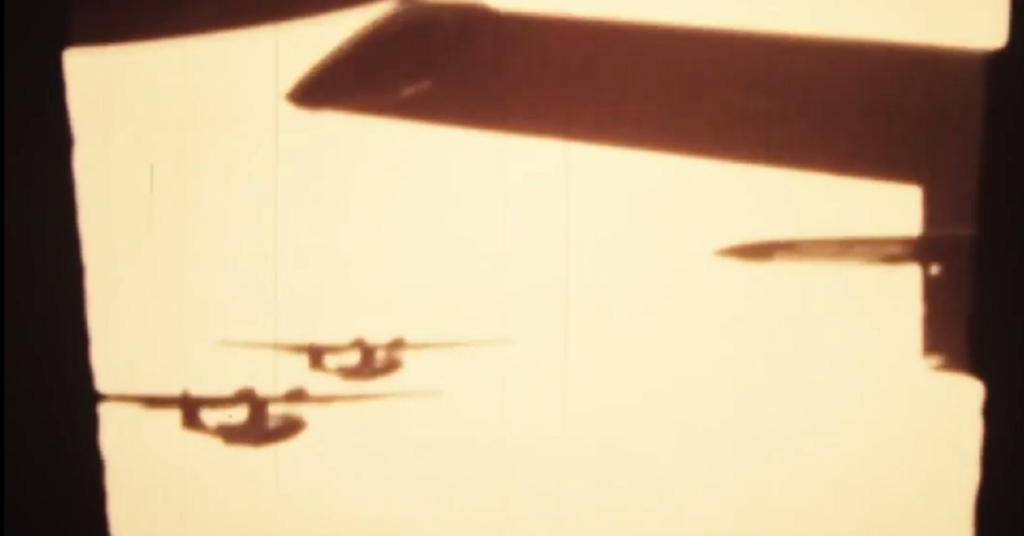 PBY Catalinas flying in formation during World War II. (Youtube Screenshot)
