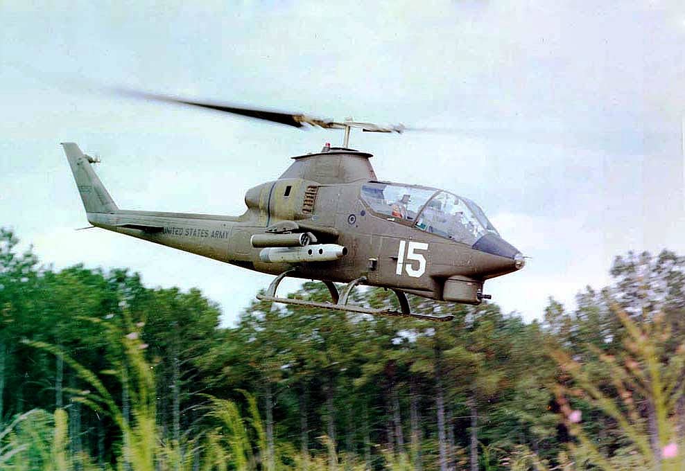 Cobra AH-1 attack helicopters were often deployed with Loaches to provide greater firepower. (Photo from U.S. Army)