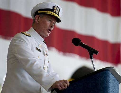 U.S. Navy Adm. William McRaven, then-commander of the U.S. Special Operations Command. (AFSOC photo)