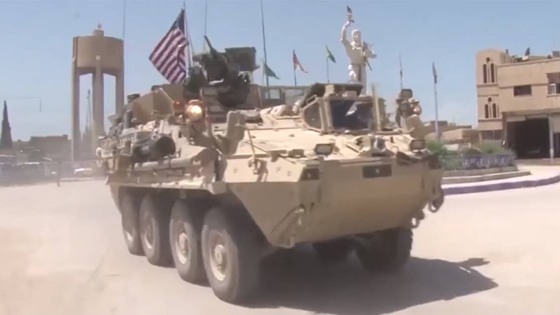 These are the badass Strykers patrolling Syria