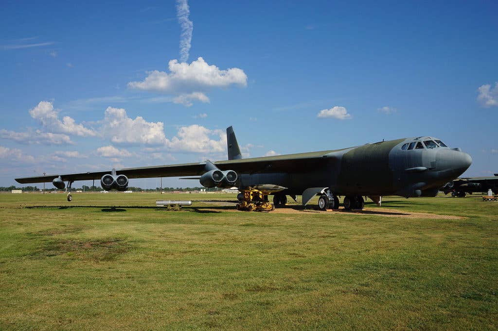 This Boeing B-52G is on display at the Global Power Museum at Barksdale Air Force Base. (Photo from Wikimedia Commons)