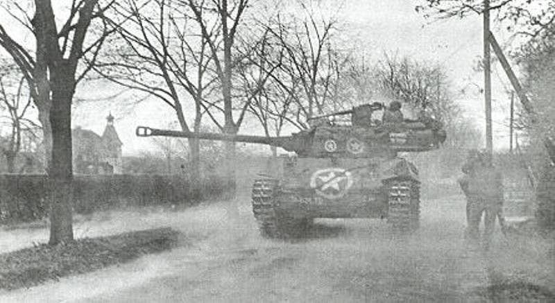 An M18 Hellcat fires its 76mm main gun in Germany in 1945. (Photo: U.S. Army Signal Corps)