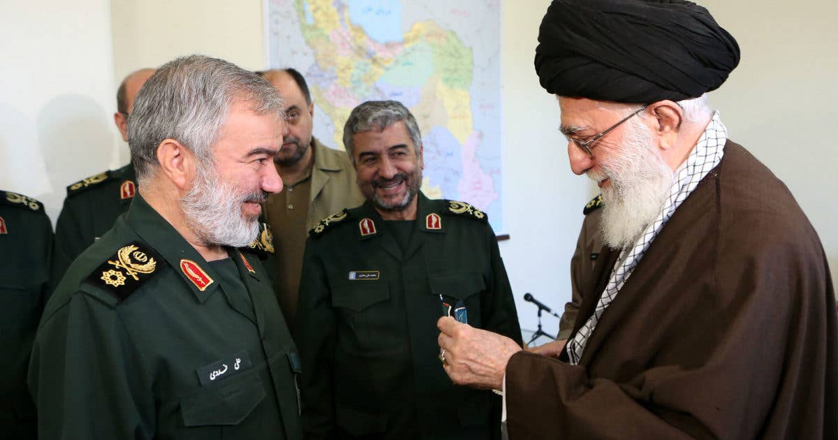 Gen. Amir Ali Hajizadeh (left) - Photo from Wikimedia Commons