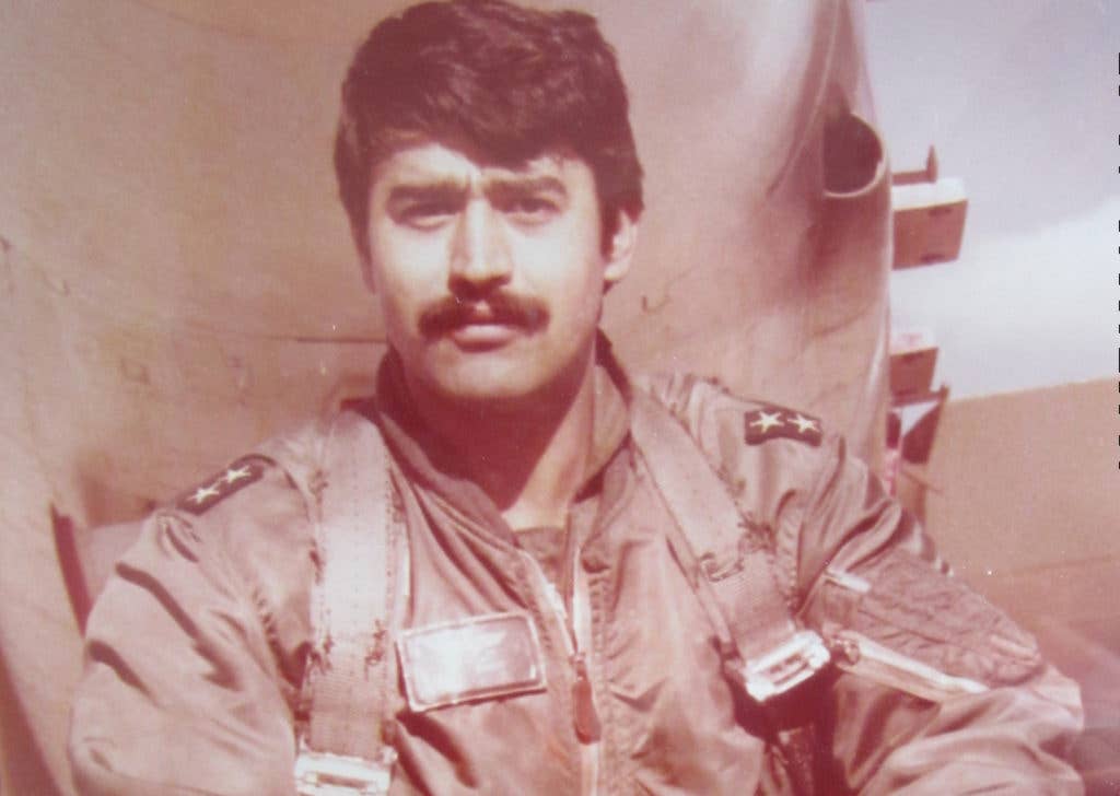 Mustaches are always in regs in the Iranian Air Force of the 1980s.