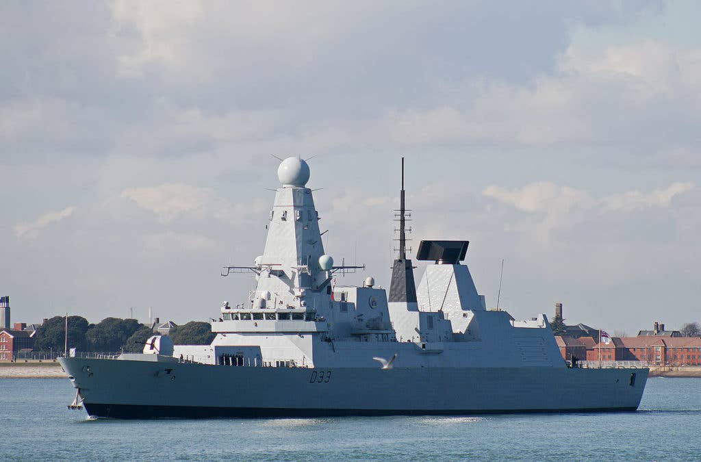 The Type 45 destroyer HMS Dauntless. (Wikimedia Commons)