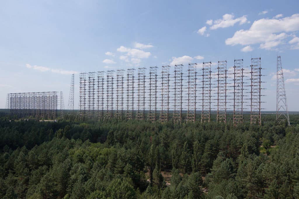 The Duga Radar Array near Chernobyl. (Photo from Wikimedia Commons)