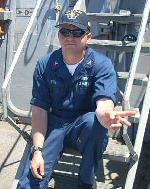WASHINGTON (June 19, 2017) File photo of Fire Controlman 1st Class Gary Leo Rehm Jr., 37, from Elyria, Ohio. Rehm was one of seven Sailors killed when the Arleigh Burke-class guided-missile destroyer USS Fitzgerald (DDG 62) was involved in a collision with the Philippine-flagged merchant vessel ACX Crystal. The incident is under investigation. (U.S. Navy photo/Released)