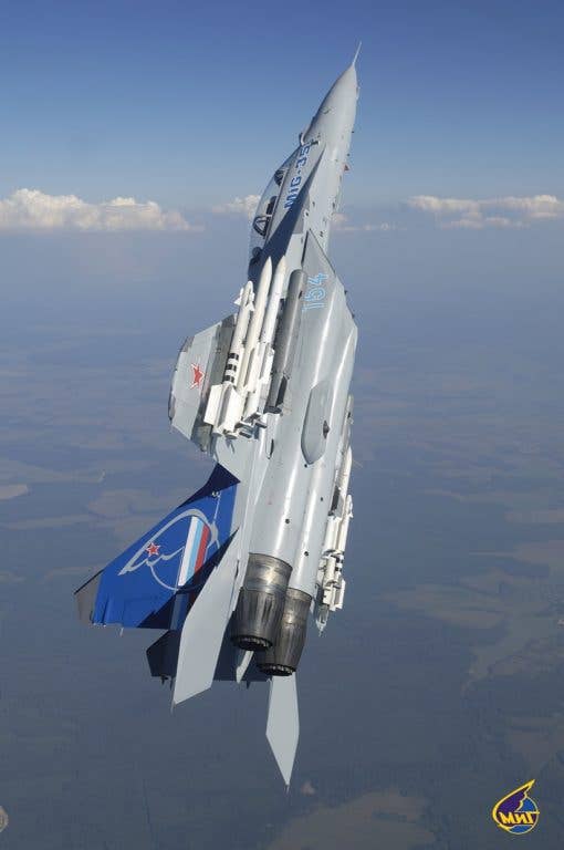 The MiG-35 is an upgraded version of the MiG-29. (Photo from migavia.ru)