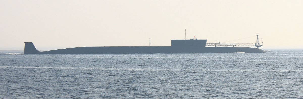 One of Russia's SLBM-capable submarines, K-535 Yuriy Dolgorukiy. Photo by Schekinov Alexey Victorovich.