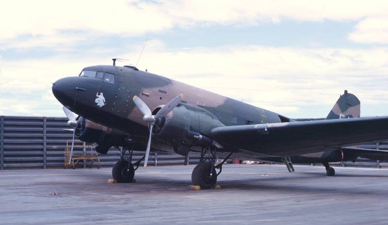 An AC-47 Spooky during the Vietnam War (Photo Wikimedia Commons)