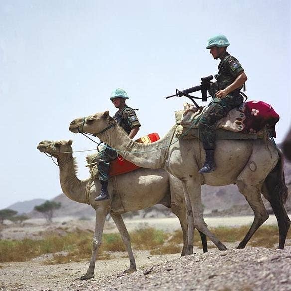 Since the Ethiopia-Eritrea War ended, UN peacekeepers have patrolled the border. (Wikimedia Commons)