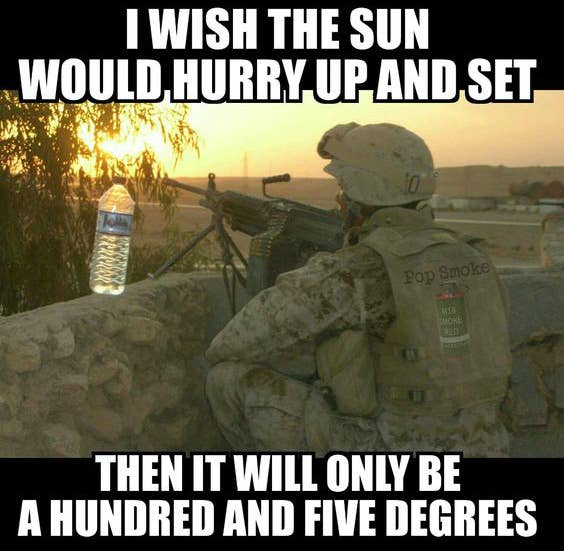 But it's a dry heat.