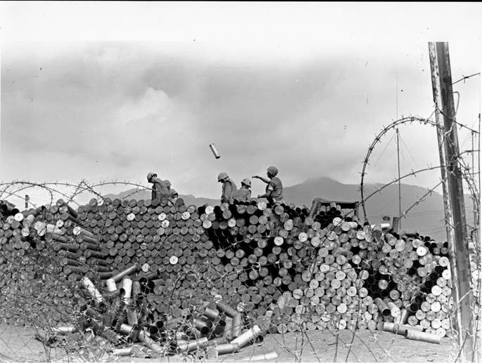 And the Marines needed that ammo. They went through it at a prodigious rate while trying to beat back the siege. (Photo: U.S. Marine Corps)