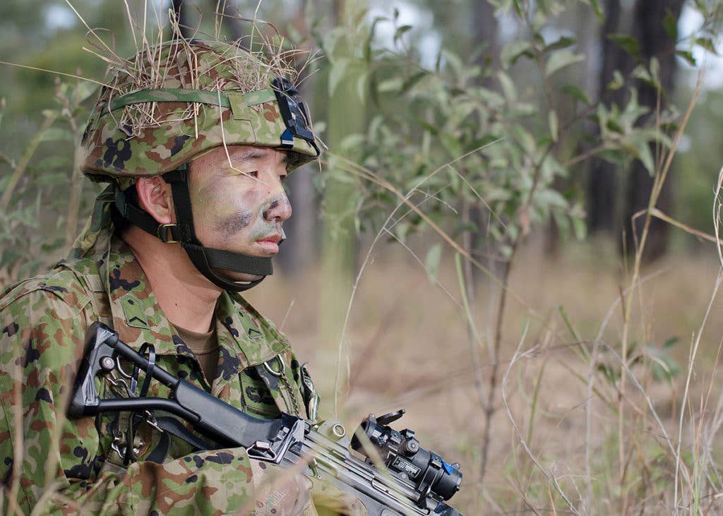 Guarding the perimeter against a Chinese attack ... or from the Yanks? (U.S. Army photo)