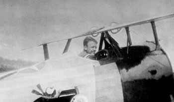 Then-Lt. Quentin Roosevelt in the Nieuport trainer in France. (Photo: Public Domain courtesy of the Roosevelt family)