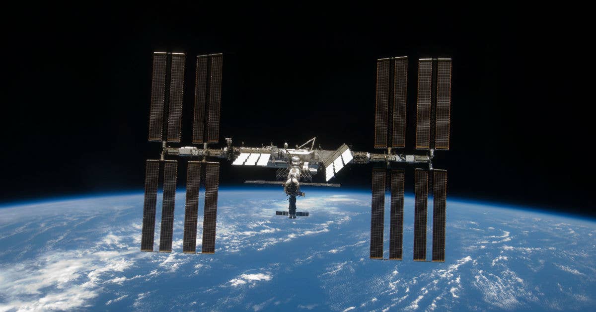 The International Space Station. Photo from NASA.