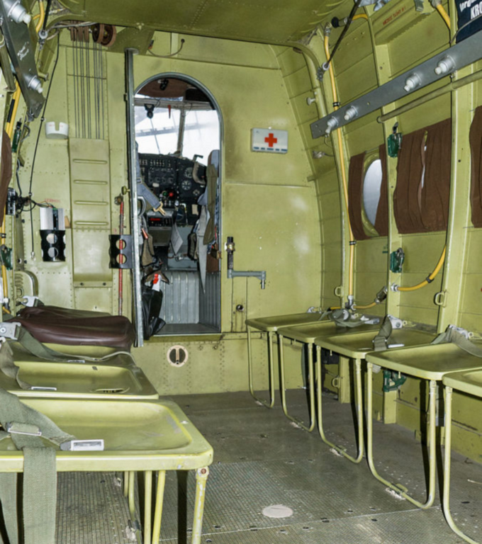 A look at the inside of the An-2, showing seats for passengers. Or commandos. (Wikimedia Commons)