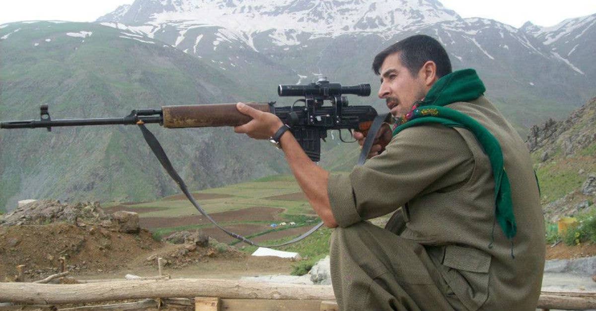 Kurdish PKK Guerilla. Photo from Flickr user Kurdishstruggle