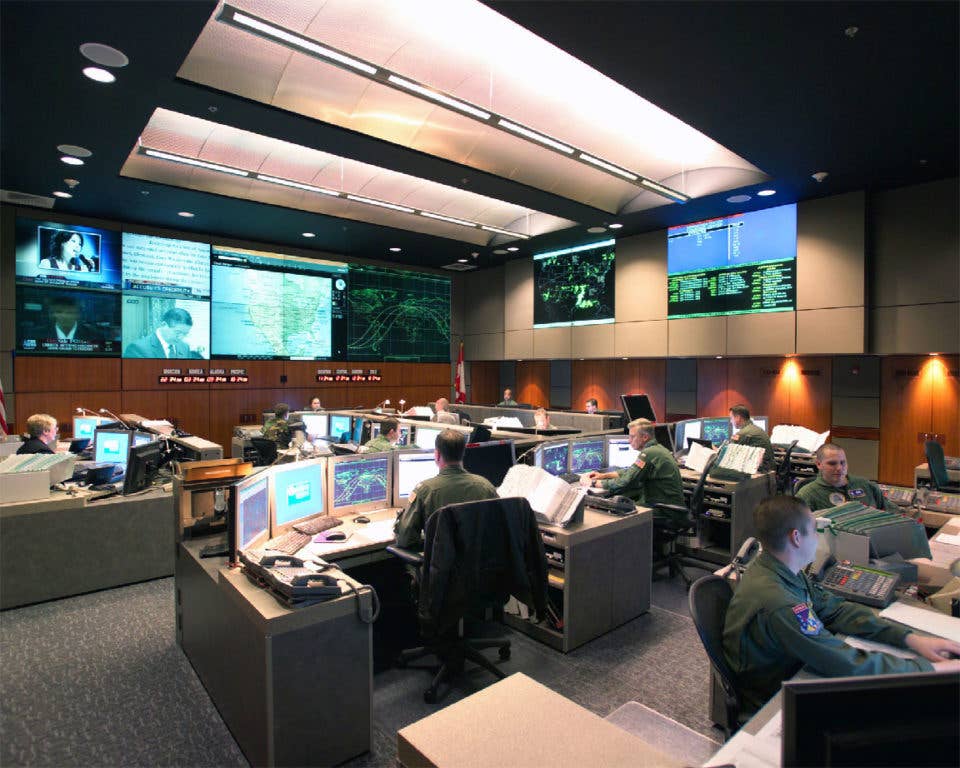 NORAD Command Center. (Wikimedia Commons)